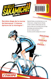 Verso de En selle, Sakamichi ! -4- Tome 4