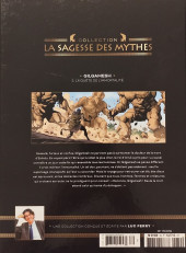 Verso de La sagesse des Mythes - La collection (Hachette) -39- Gilgamesh - 3. La Quête de L'immortalité