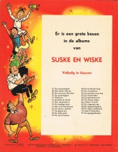 Verso de Suske en Wiske -92- De briesende bruid