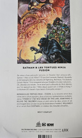 Verso de Batman & les Tortues Ninja -3Poche 2024- Fusion