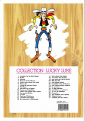 Verso de Lucky Luke -1f2019- La mine d'or de Dick Digger