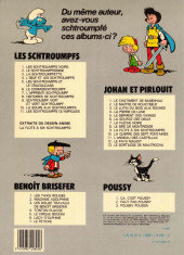 Verso de Johan et Pirlouit -9c1983/07- La flûte à six schtroumpfs