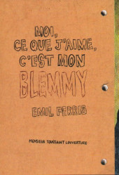 Verso de (AUT) Ferris Emil - Moi, ce que j'aime, c'est mon Blemmy