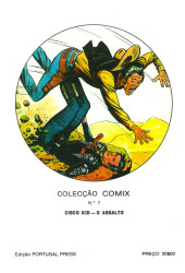 Verso de Colecção Comix -7- Cisco Kid, o assalto