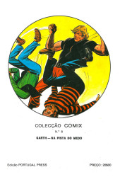 Verso de Colecção Comix -8- Garth, na pista do medo