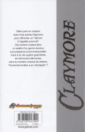 Verso de Claymore (Yagi) -6a2022- La chasse interminable