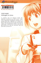 Verso de Food Wars ! -9a- Tome 9