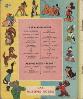 Verso de Les albums Roses (Hachette) -15a1952- Donald le canard