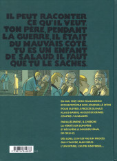 Verso de Enfant de salaud