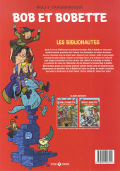 Verso de Bob et Bobette (3e Série Rouge) -376- Les biblionautes