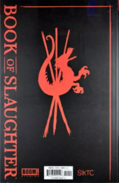 Verso de Book of Slaughter