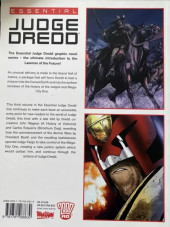 Verso de Essential Judge Dredd (2020) -3- Origins