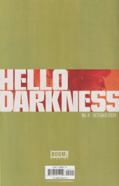 Verso de Hello Darkness -4- Issue #4