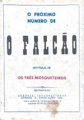 Verso de O Falcão (Serie 2) -374- ENE 3, Invasão nazi