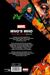 Verso de (DOC) Marvel Comics - Who's who Marvel