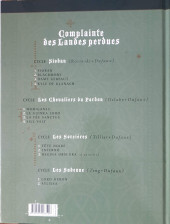 Verso de Complainte des Landes perdues -9- Les Sorcières 1 - Tête Noire