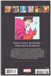 Verso de Marvel Comics : La collection (Hachette) -260216- West Coast Avengers - Obscurité Écarlate