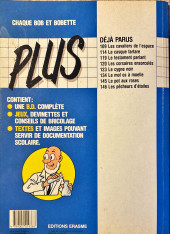 Verso de Bob et Bobette (3e Série Rouge) -123Plus- Le cygne noir