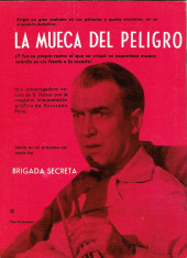 Verso de Brigada secreta (Toray - 1962) -10- Laberinto