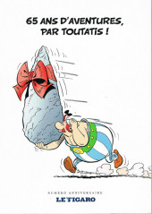 Verso de Astérix (Presse) -FigaroHS- Astérix - un mythe français - 65 ans d'aventures, par Toutatis !