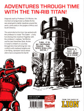 Verso de Robot Archie (Rebellion - 2024) -1- Robot Archie and the Time Machine