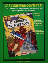 Verso de Blake e Mortimer (en italien) -9b1988- Il Segreto de l'Espadon (volume 2°)