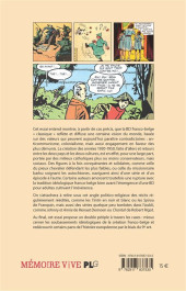 Verso de (DOC) Études et essais divers -202310- Hergé, Franquin, le chevalier et le missionnaire - BD franco-belge, politique et religion