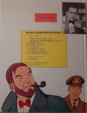 Verso de Blake e Mortimer (en italien) -11c1987- Le 3 Formule del Prof. Sato (volume 1°)