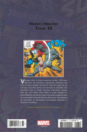 Verso de Marvel Origines -61- Thor 10 (1967)