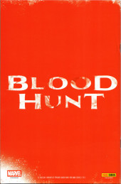 Verso de Blood Hunt -1Red Band- Volume 1/3