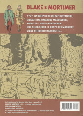 Verso de Blake e Mortimer (Allessandro Editore) -15Pub- Lo strano appuntamento