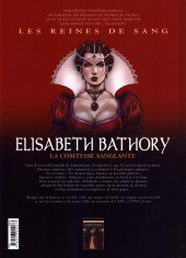 Verso de Les reines de sang - Elisabeth Bathory, la comtesse sanglante - Elisabeth Bathory, la comtesse sanglante