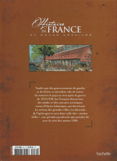 Verso de Histoire de France en bande dessinée -50a2024- Les années folles 1918 / 1929