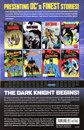 Verso de DC Finest: Batman Year One and Two (2024) -INT- Year One & Two - 1986/1987