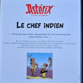 Verso de Astérix (Hachette - La boîte des irréductibles) -25Bis- Le Chef Indien dans La Grande Traversée