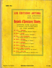 Verso de Dynamic (Toni Cyclone - Artima) -Rec2329- Recueil N°2329 - Les Périlleuses Missions de Toni Cyclone (Contient les N° 38,39,42,43,44,45)