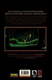 Verso de La sociedad Paranormal Británica : Tiempos inmemoriales - La Sociedad Paranormal Británica : Tiempos inmemoriales