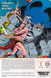 Verso de Conan the Barbarian Epic Collection -INT01- The Coming of Conan