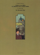 Verso de Adèle Blanc-Sec (Les Aventures Extraordinaires d') -2- Le Démon de la Tour Eiffel