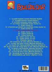 Verso de Bouldaldar et Colégram -8- Arsène Lapin (Libre Junior 6)