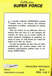 Verso de Super Force (Collection) -4- Numéro 4