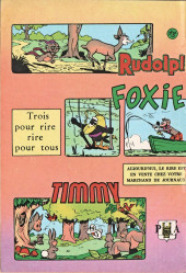 Verso de Foxie (1re série - Artima) -183- Numéro 183