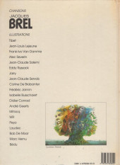 Verso de Jacques Brel -INT1- Le Plat Pays - Les Prénoms