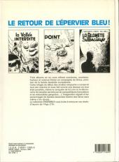Verso de L'Épervier bleu (Dupuis) -INT- Territoires interdits