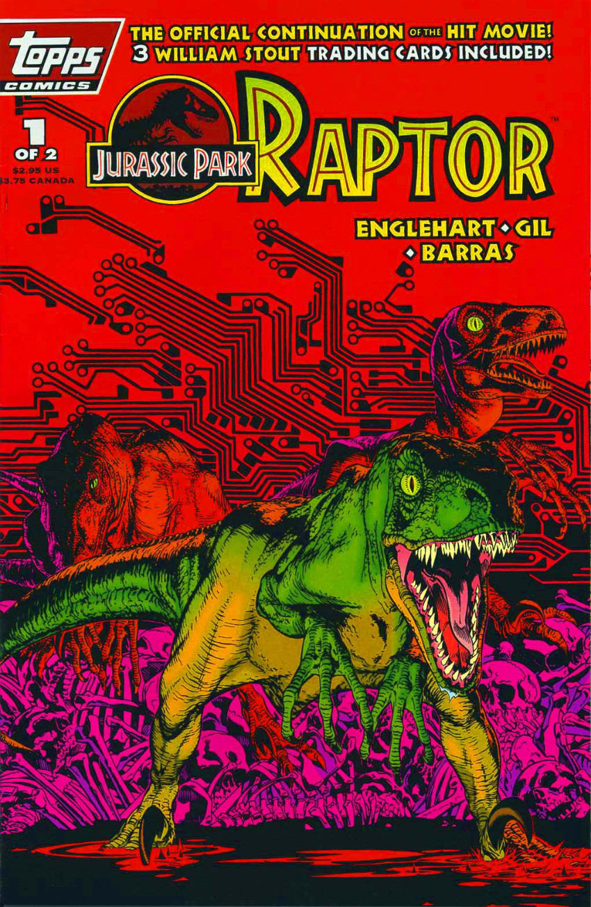 Jurassic Park Raptor Topps Comics 1993 Bd Informations Cotes