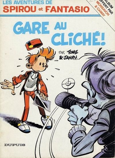 Spirou et Fantasio albums et compilations) -Pub- Gare au cliché!